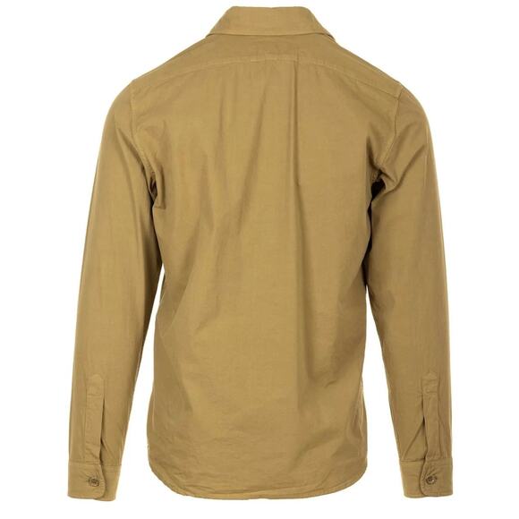 EUC Aspesi Sand Utility Shirt Jacket Sabbia Sz XL Cotton Workwear Overshirt Tan - Picture 8 of 16